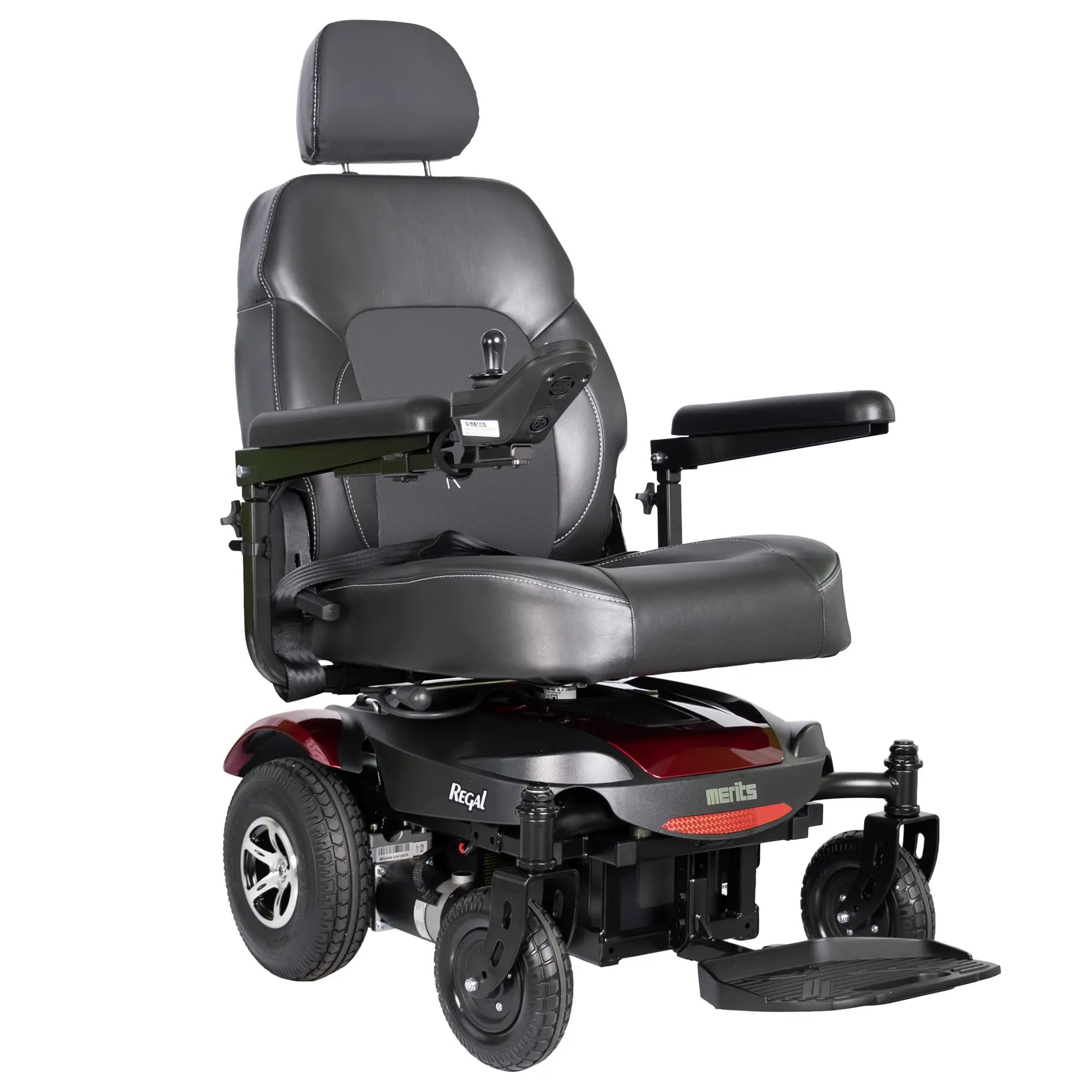 The Merits Group 2: Power Mobility chair Regal combines durable performance with up to 18 miles of range.