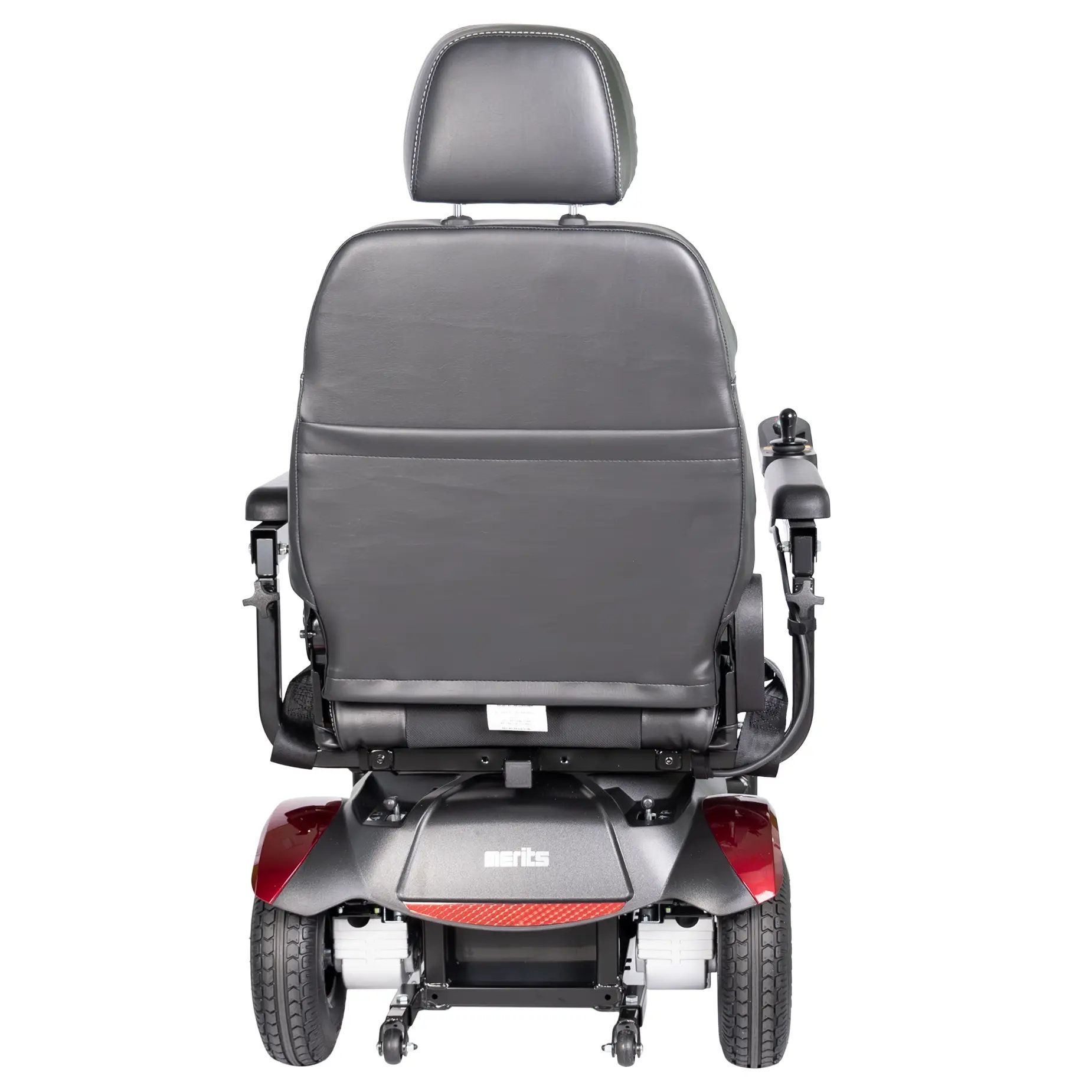 The Merits power wheelchair Regal back view.