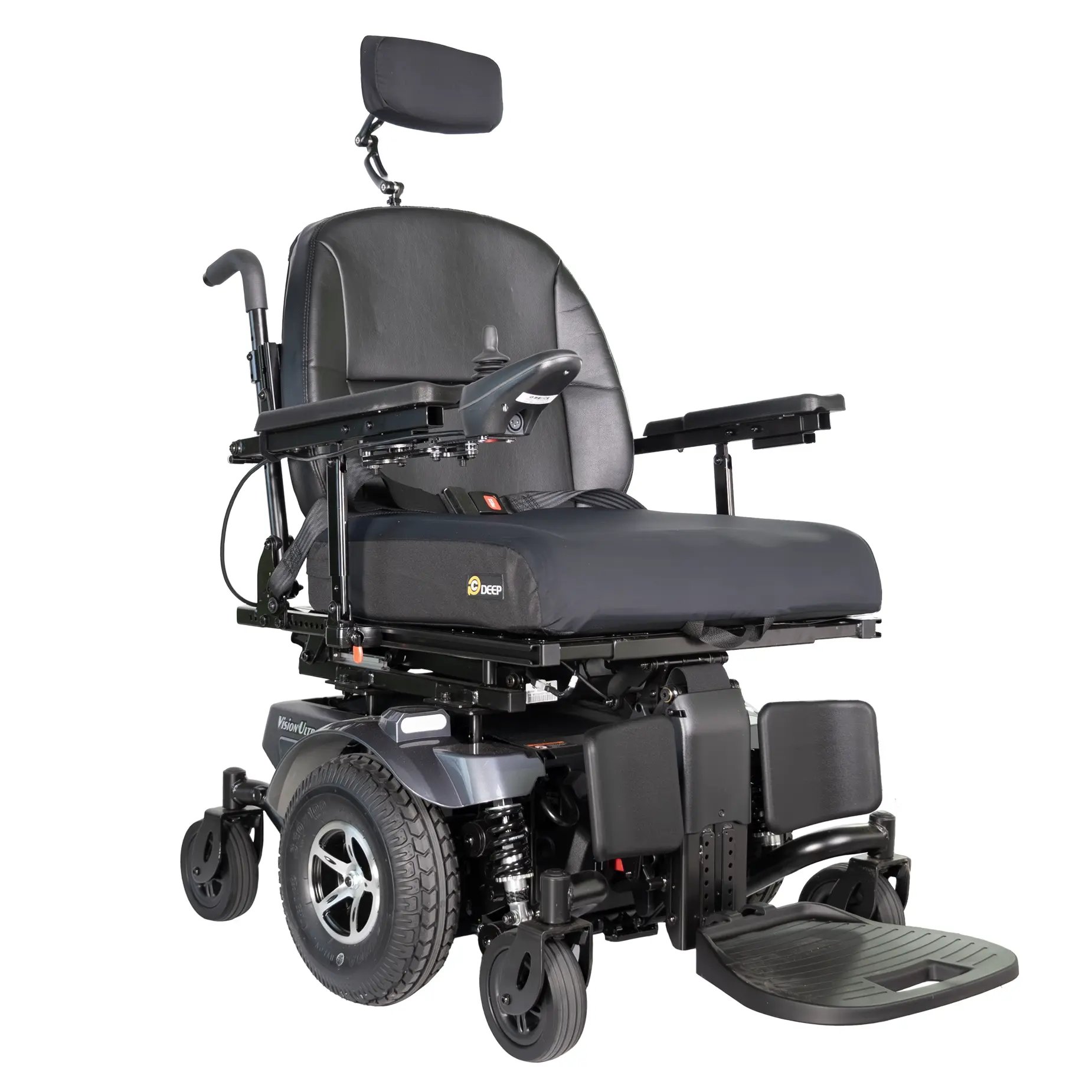 The Merits power wheelchair Ultra HD is built for superior maneuverability and durability.