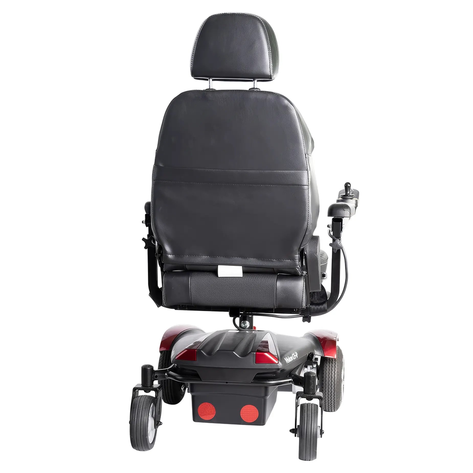 The Merits power wheelchair Vision CF back view.