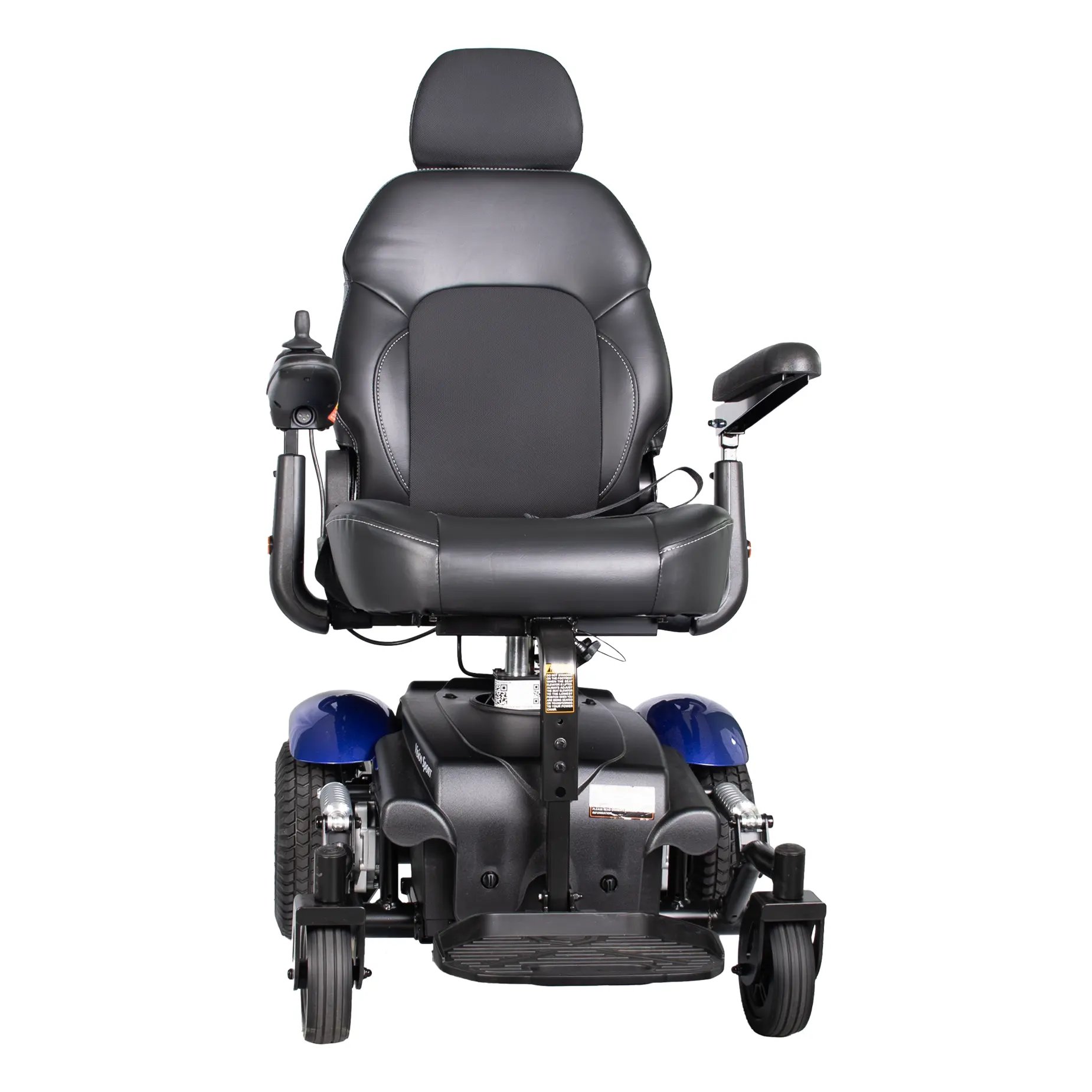 The Merits power wheelchair Vision Super with Lift front view.