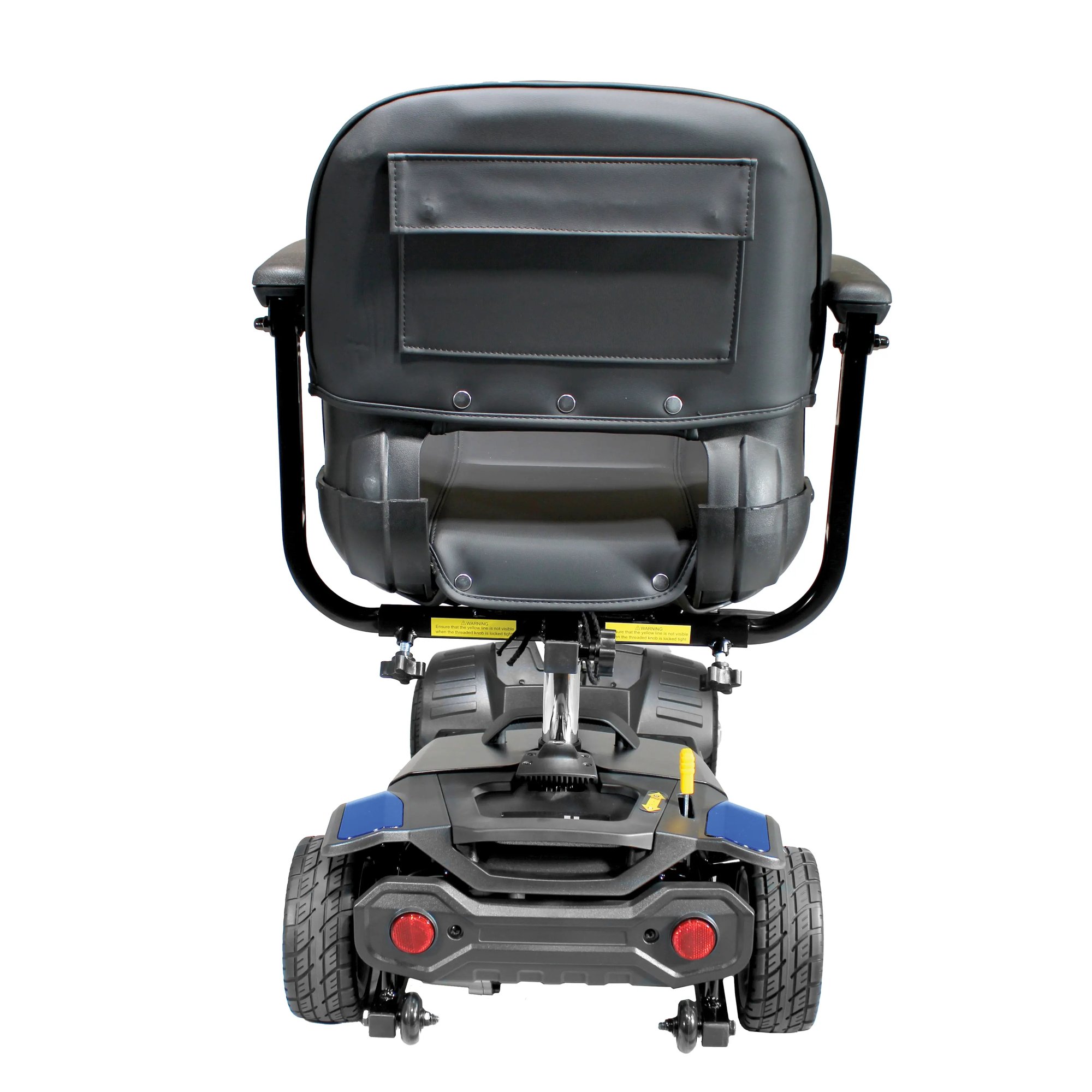 The Merits travel-friendly scooter Roadster S4 back view.