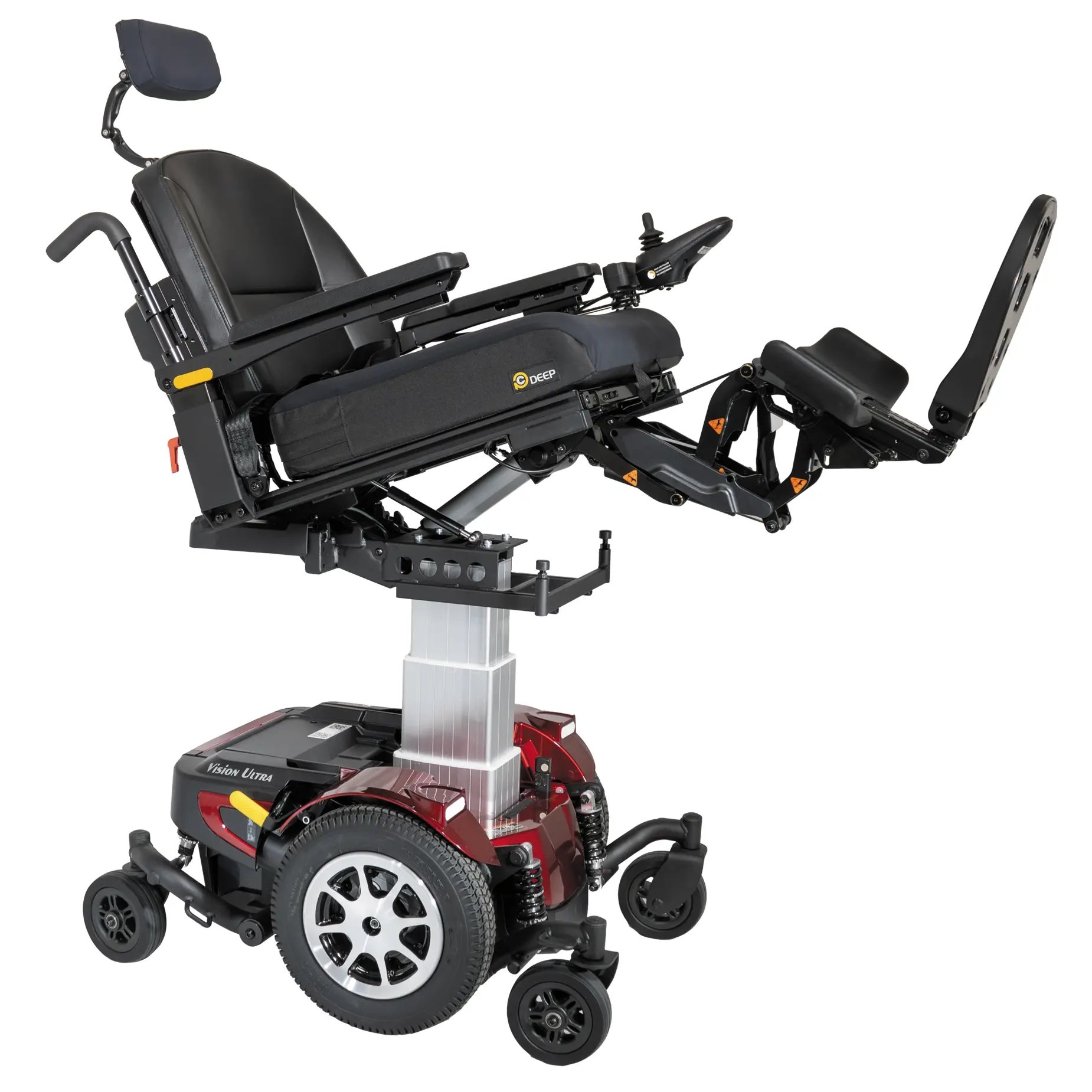The Merits Group 3: Complex Rehab chair Ultra 3 Actuator provides comprehensive postural support and functional independence.