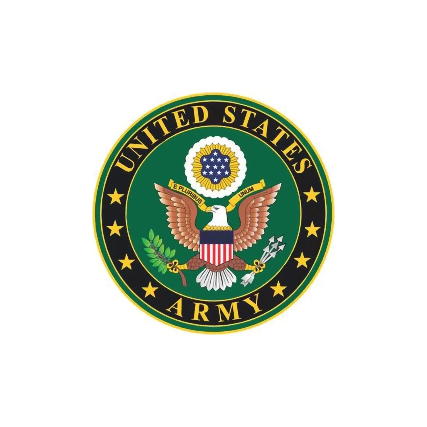 The U.S. Army seal sticker.