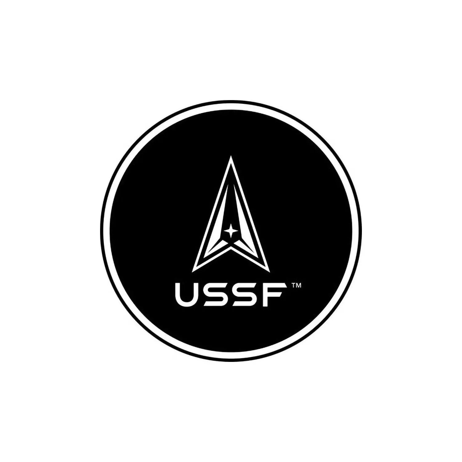 The U.S. Space Force seal sticker.