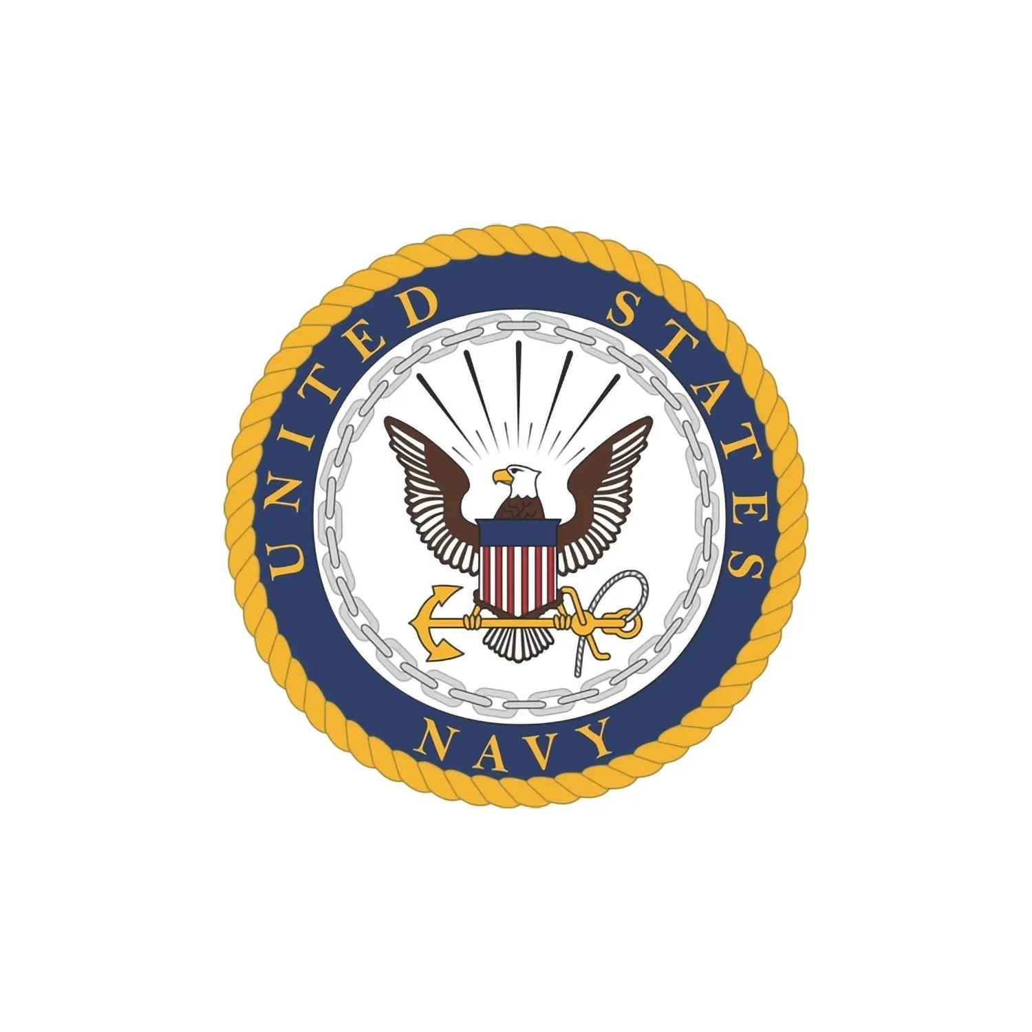 The U.S. Navy seal sticker.