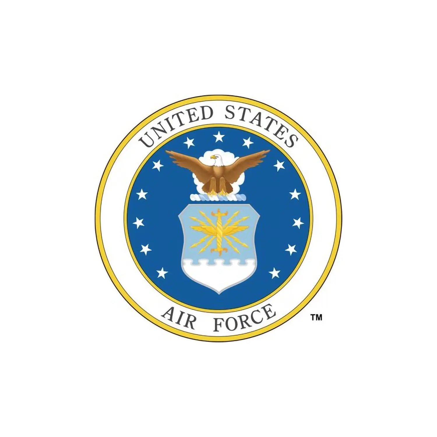 The U.S. Airforce seal sticker.