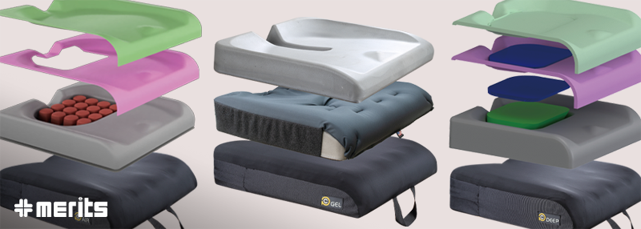 Featured cushions from the Merits Precision Comfort